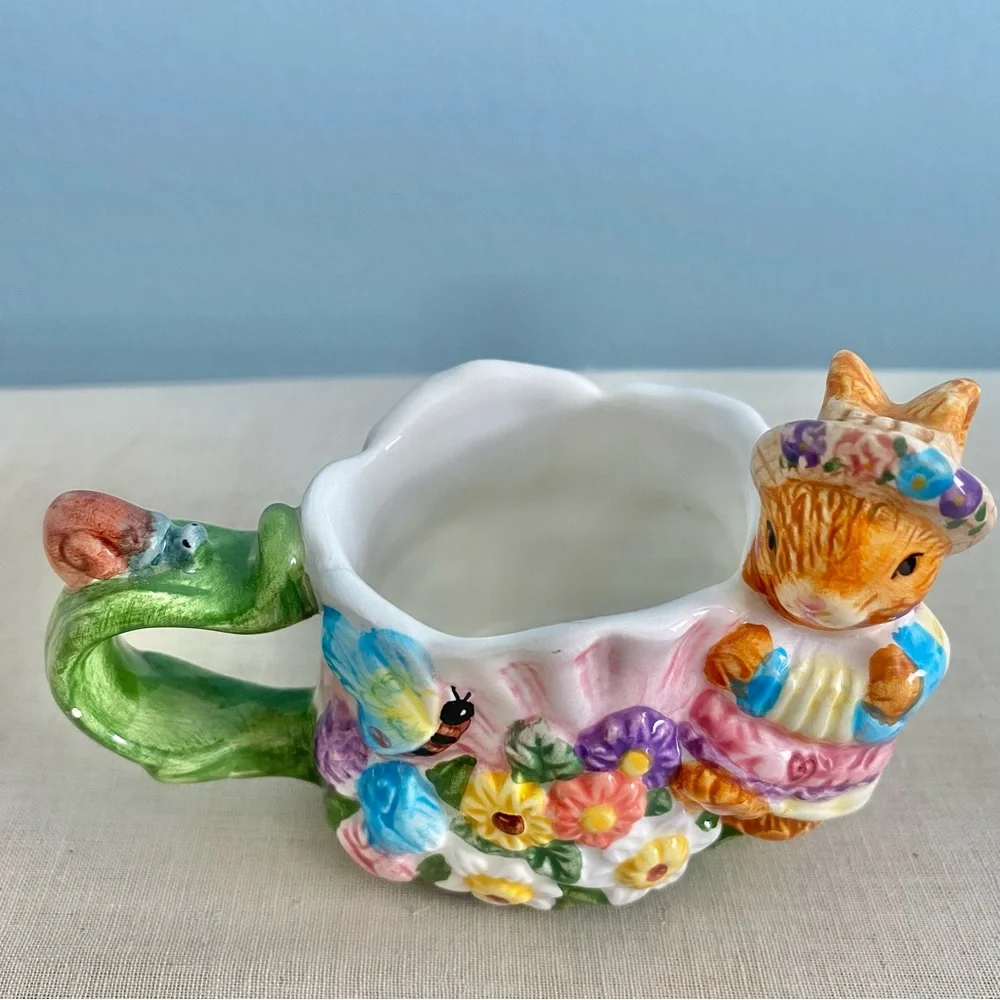 Bunny Rabbit Garden Party Vintage Tea Set
